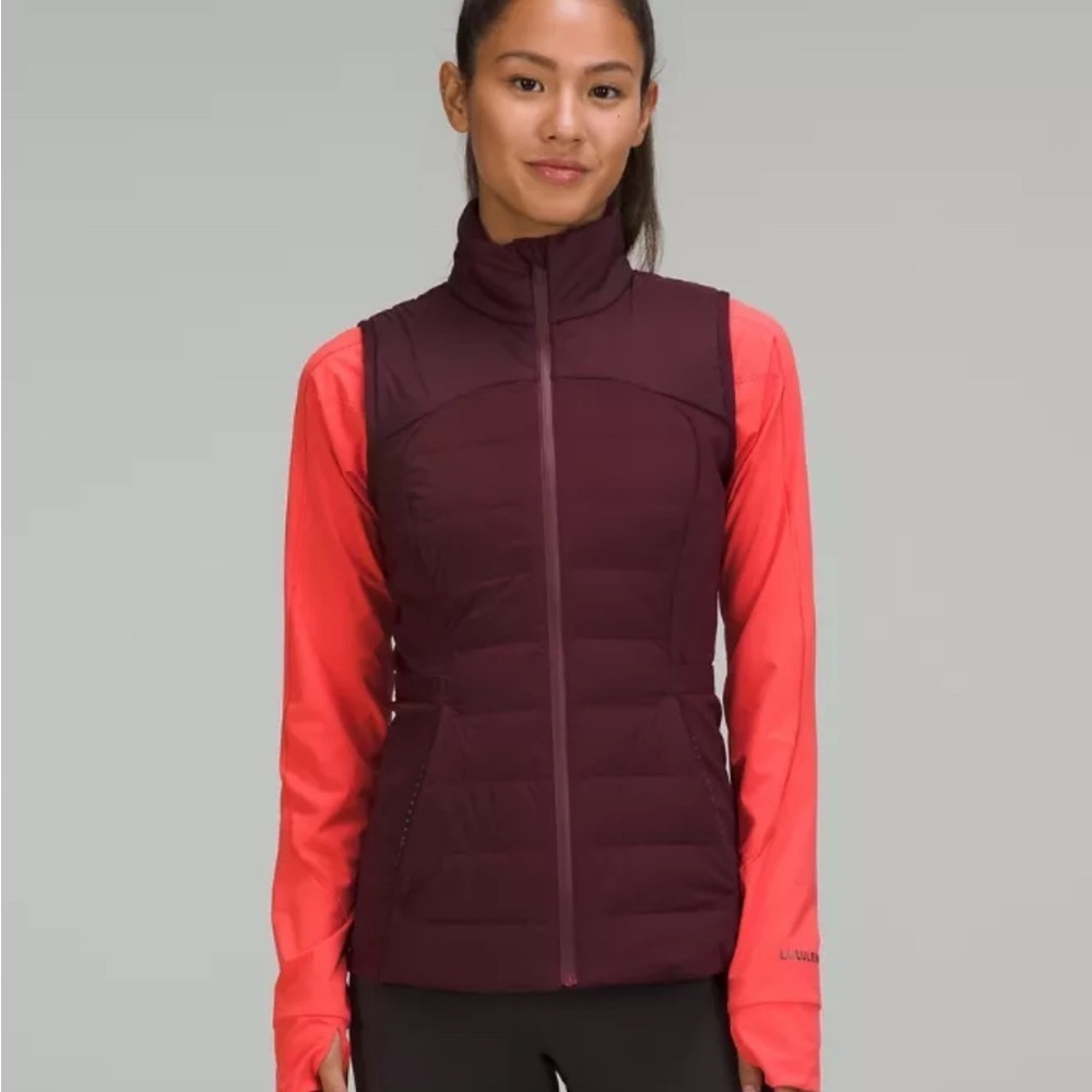Lululemon Athletica Dark Red Puffer Vest